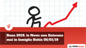 Read more about the article Buon 2019, le News non finiscono mai in famiglia Hekla 05/01/19
